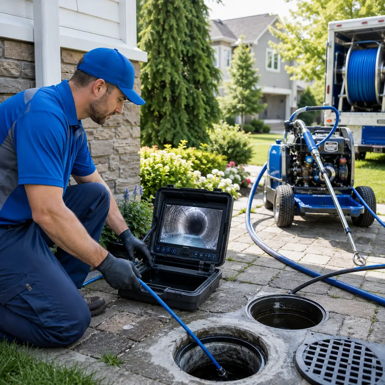 Outdoor drain cleaning professionals serving Connersville, IN