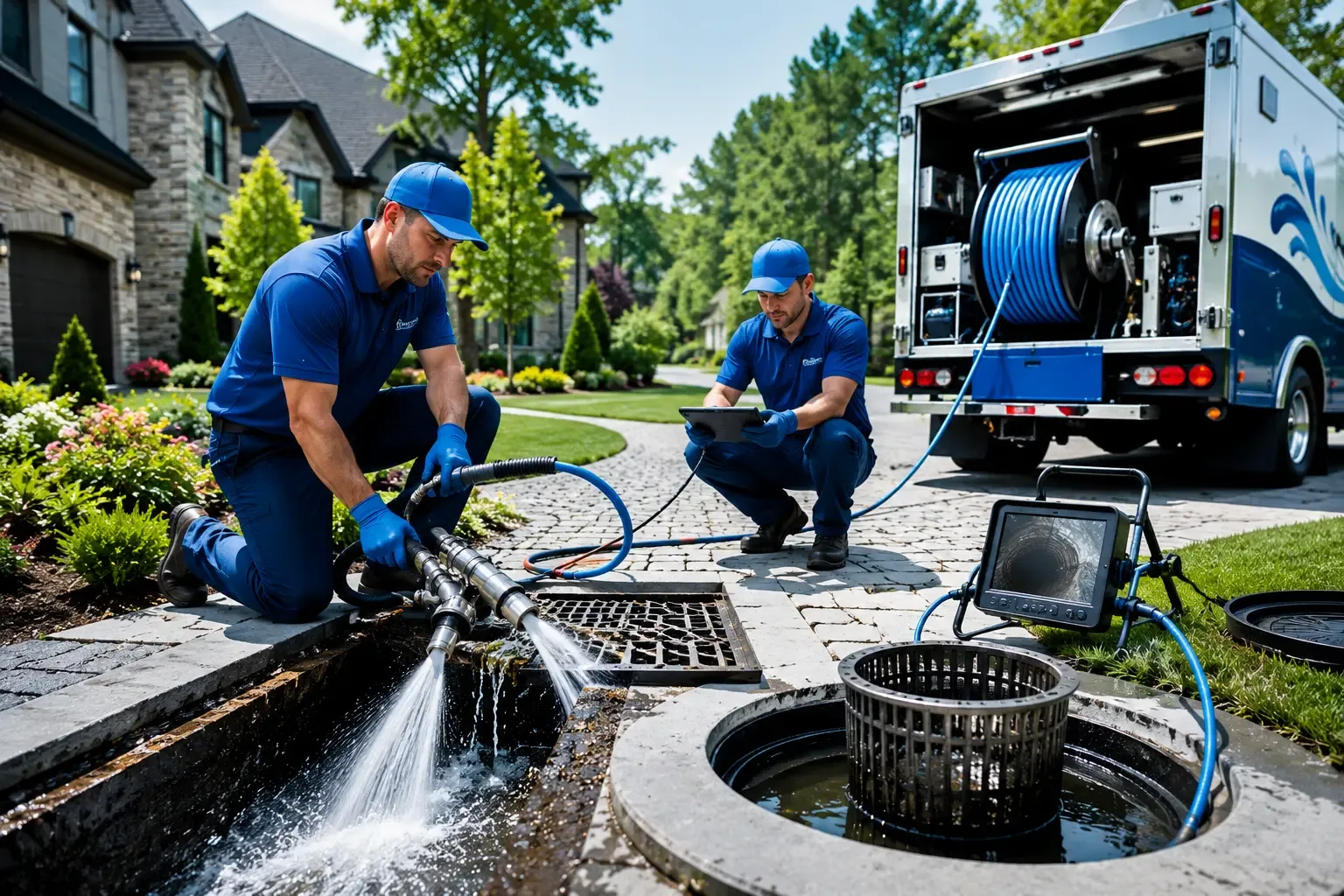 Local outdoor drain cleaning professionals in Connersville, IN